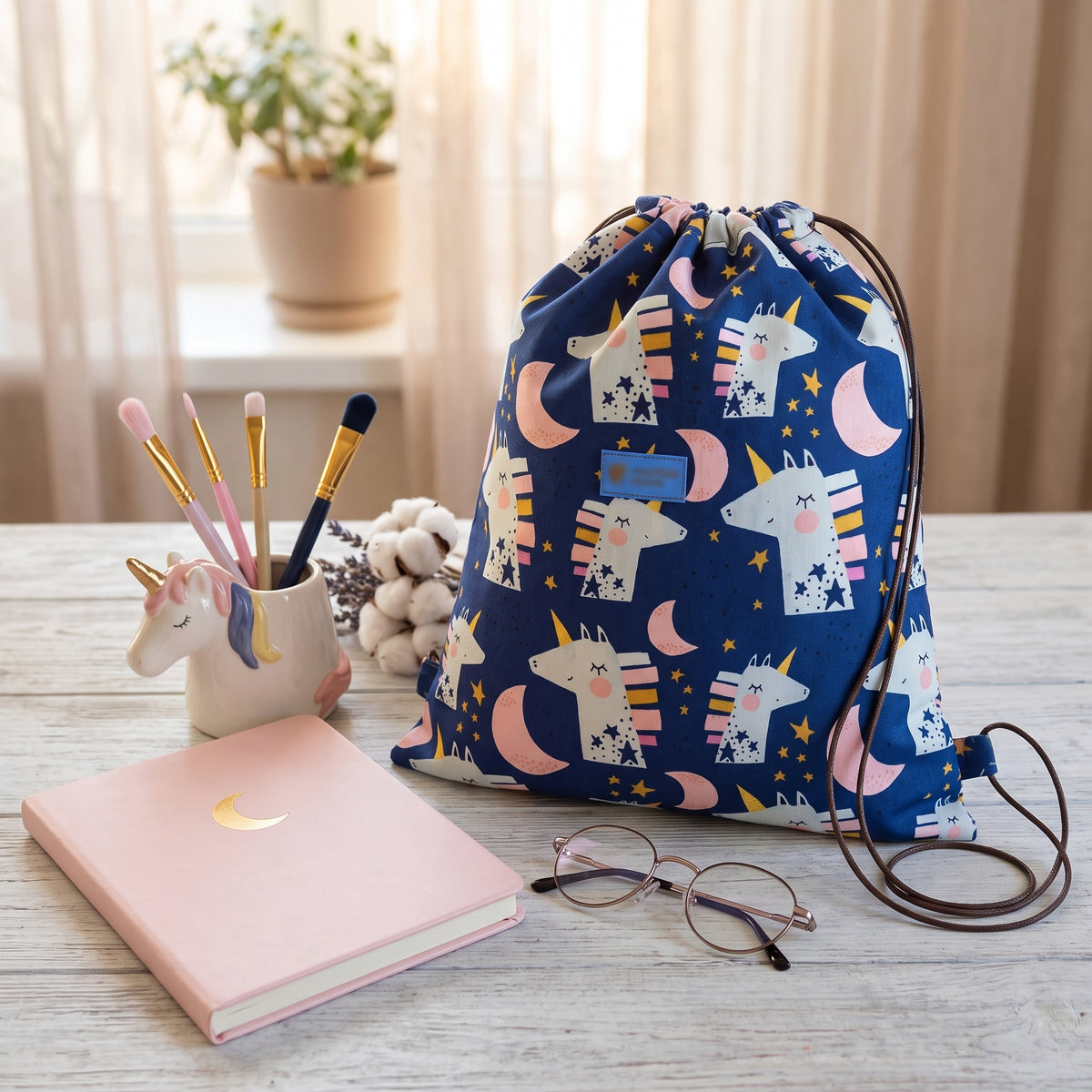 Monkey Mum® vászontáska - Egyszarvú