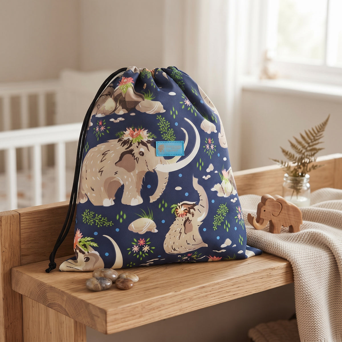 Monkey Mum® vászontáska - Mamutok