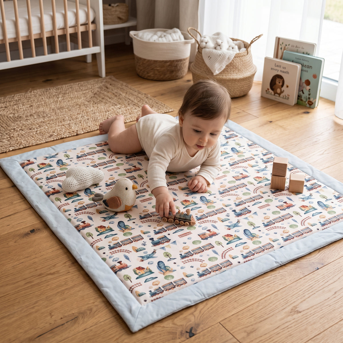 Podloga za igru Monkey Mum® - vlak