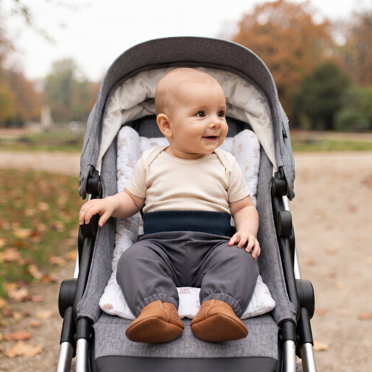 Children's softshell pants with membrane Monkey Mum® - Mysterious Trip