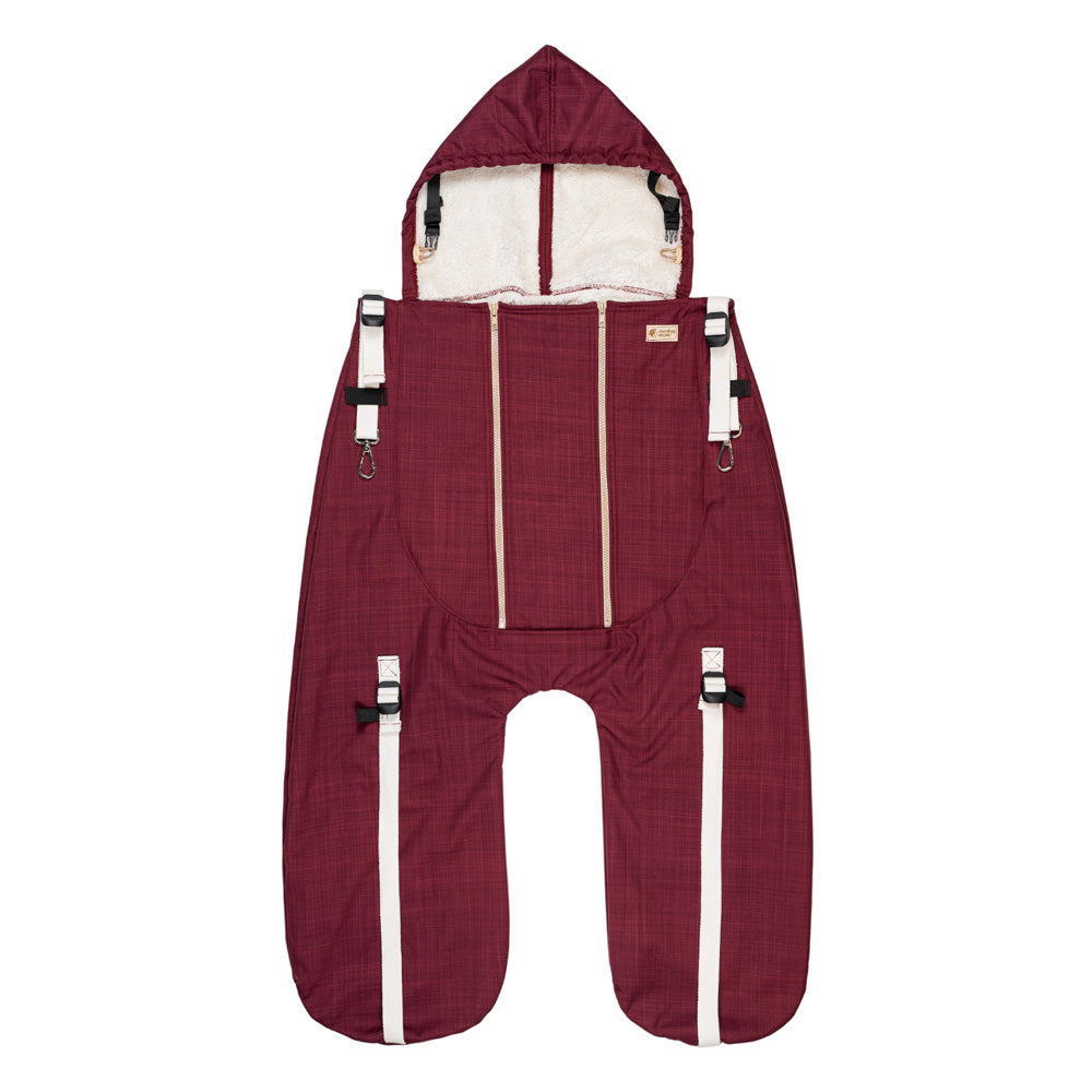 Monkey Mum® Topla softshell navlaka s janjećom podstavom za nosiljku ili kolica Carrie - Mačkica