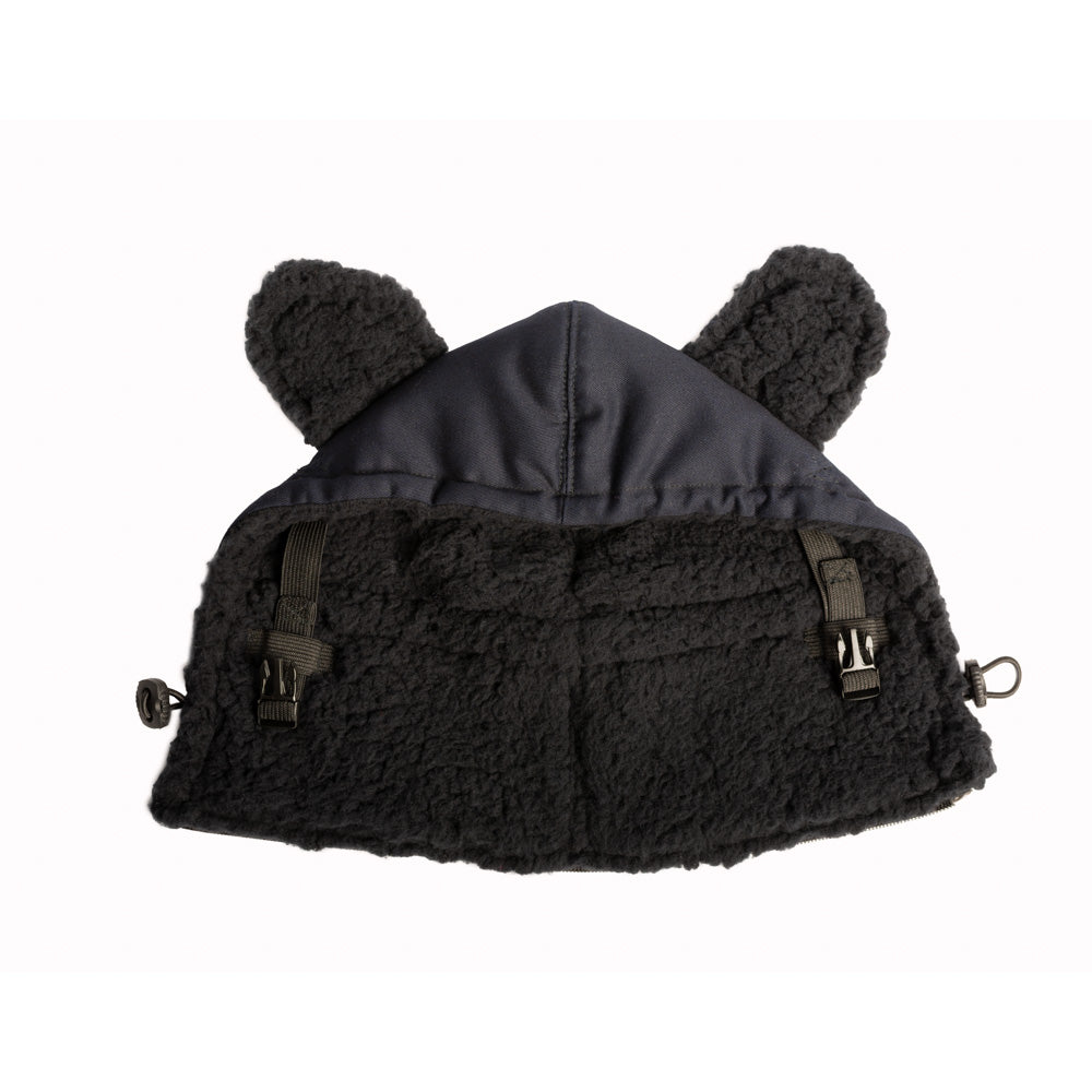 Monkey Mum® Insulated hood for the Carrie carrier - Silver Darkness
