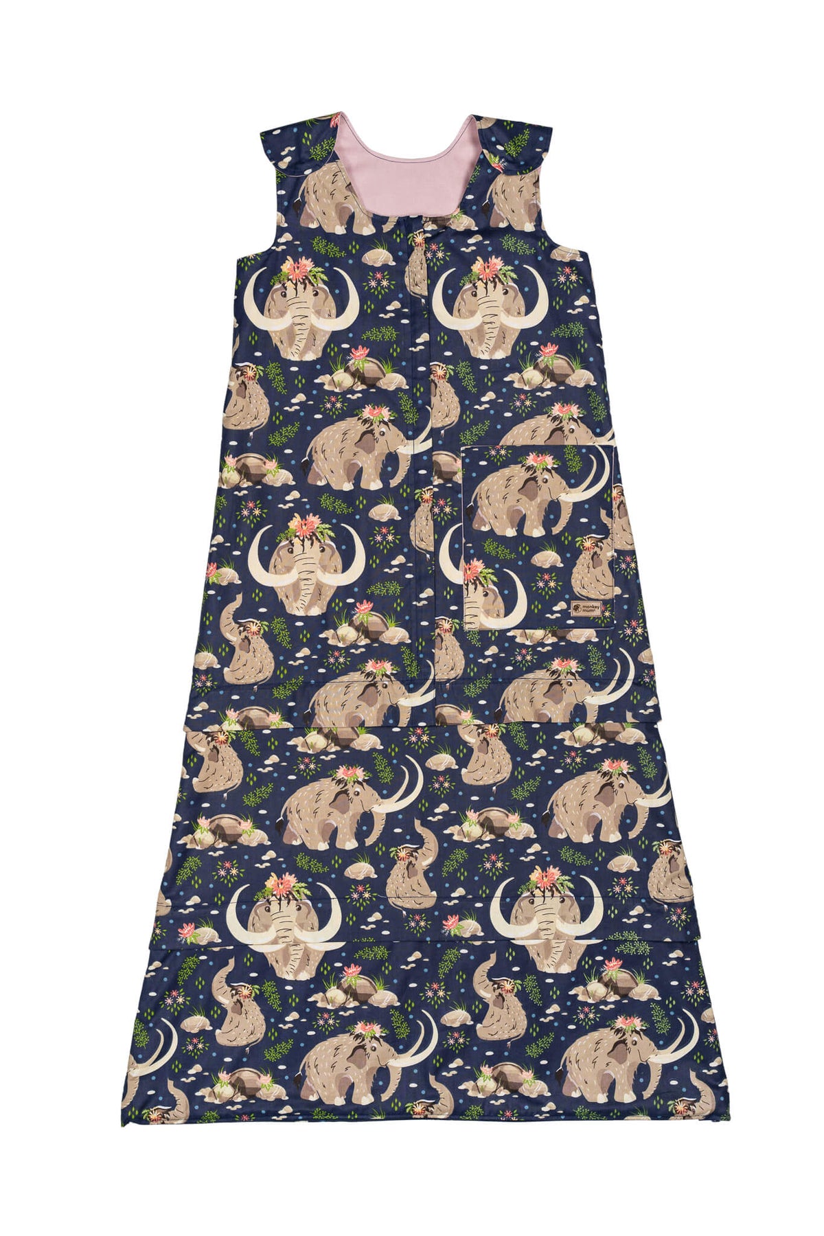 Vintervandrande sovsäck Monkey Mum® 0 - 4 år - set - Mammutprinsessa
