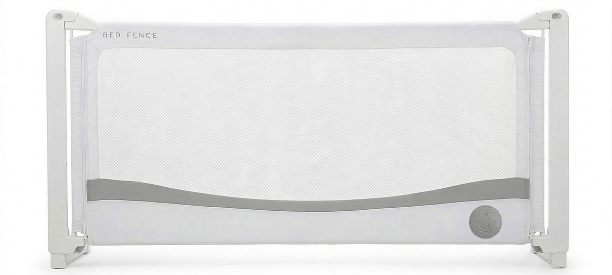 Monkey Mum® Premium Bed Rail - Light Gray - Unboxed