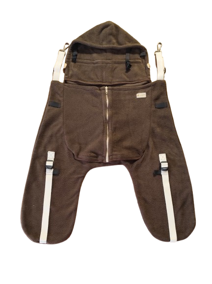 Monkey Mum® Insulated fleece pocket for the Carrie carrier or stroller - Little Hedgehog