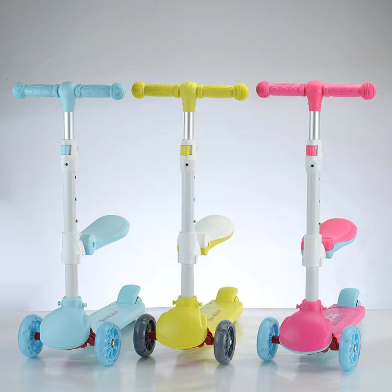 Children's Scooter with Seat - 3-in-1 - Yellow - DISPLAY ITEM