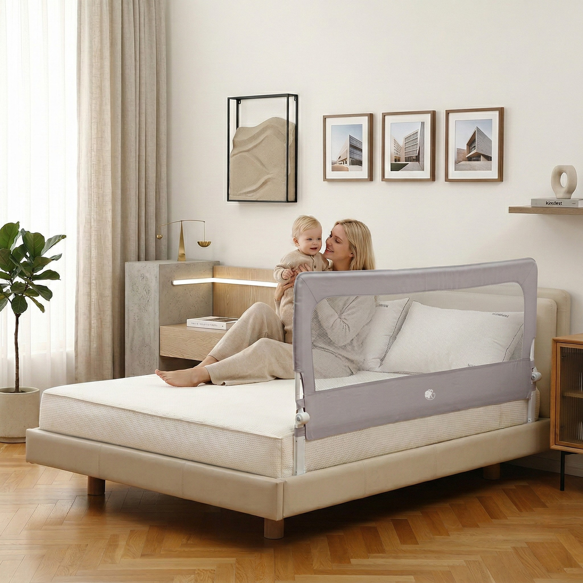 Zaštitna ograda za krevet Monkey Mum® Flip
