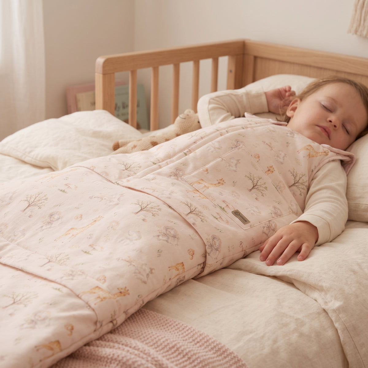 Vintervandrande sovsäck Monkey Mum® 0 - 4 år - set - Vår med smådjur