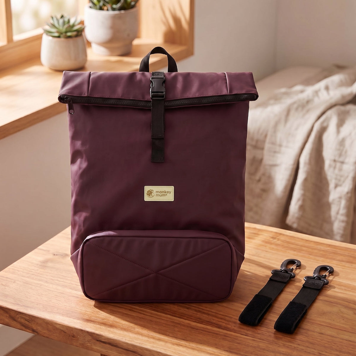 Monkey Mum® Softshell ruksak za dječja kolica – Medvjeđi trag