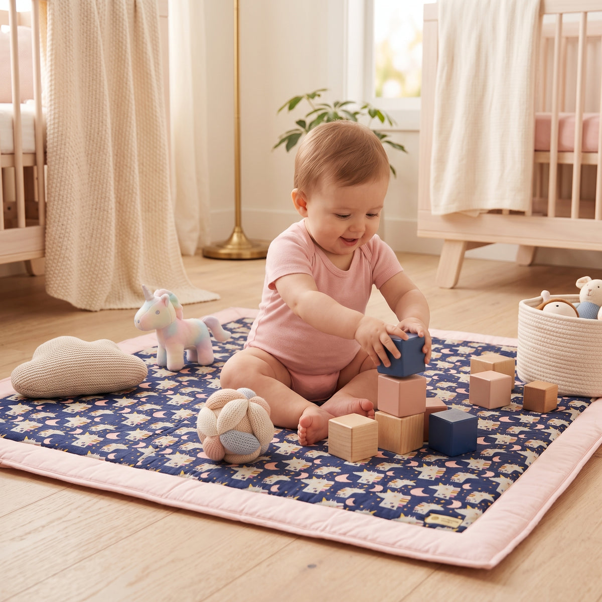 Podloga za igru Monkey Mum® - jednorog