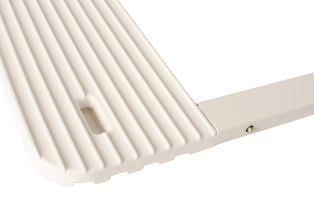 Plastic end caps for the connectors on Monkey Mum® bed rails