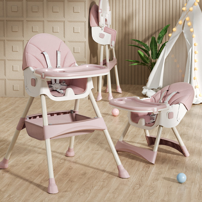2-in-1 Comfort Children's High Chair - Pink