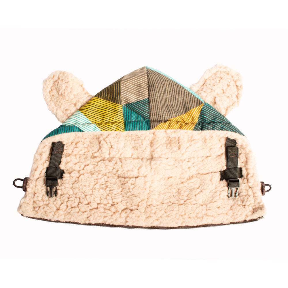 Monkey Mum® Topla kapuljača za nosiljku Carrie - Čar geometrije