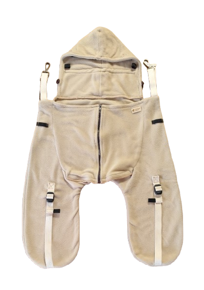 Monkey Mum® Insulated fleece pocket for the Carrie carrier or stroller - Little Bunny