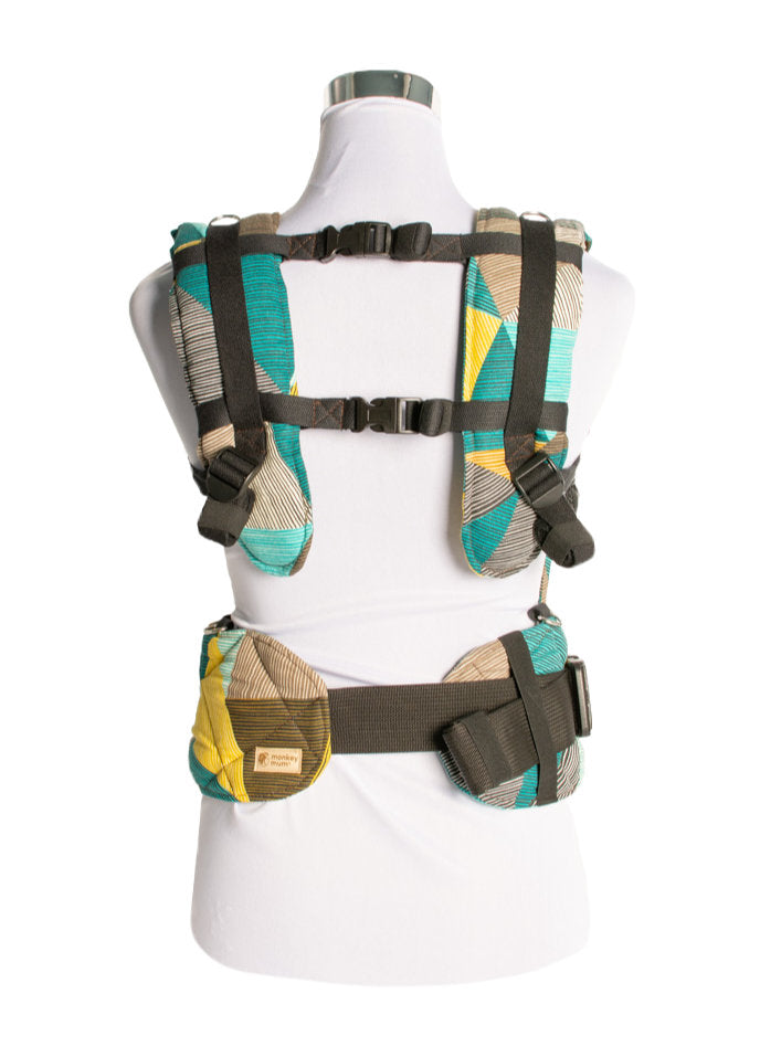 Monkey Mum® Ergonomisk växande bärsele Carrie - Charmig geometri