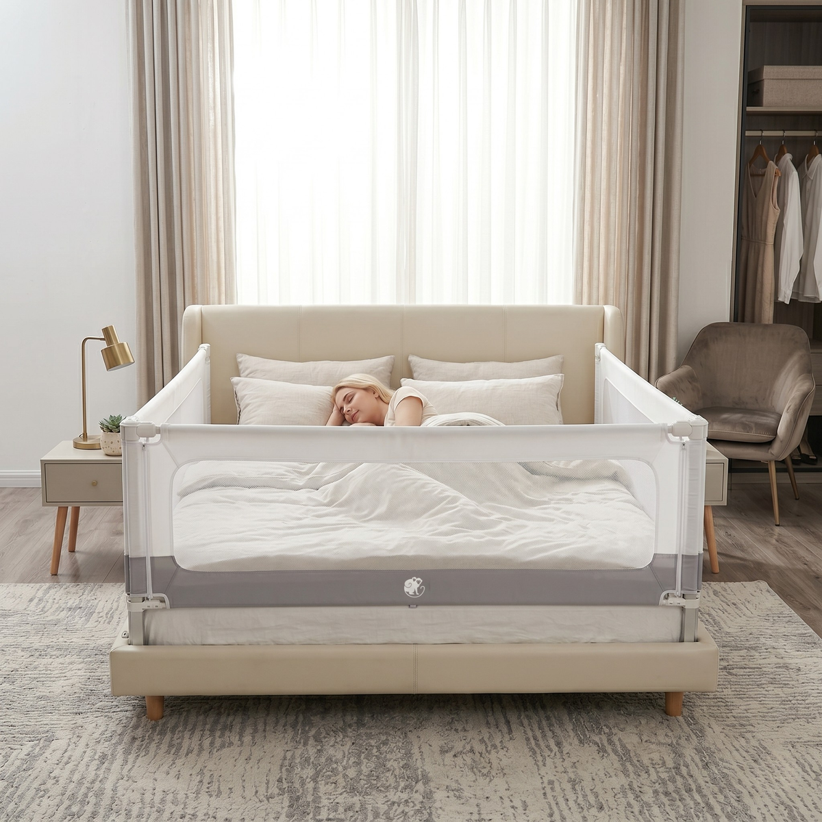 Monkey Mum® 2-in-1 Bed Rail and Playpen Smart