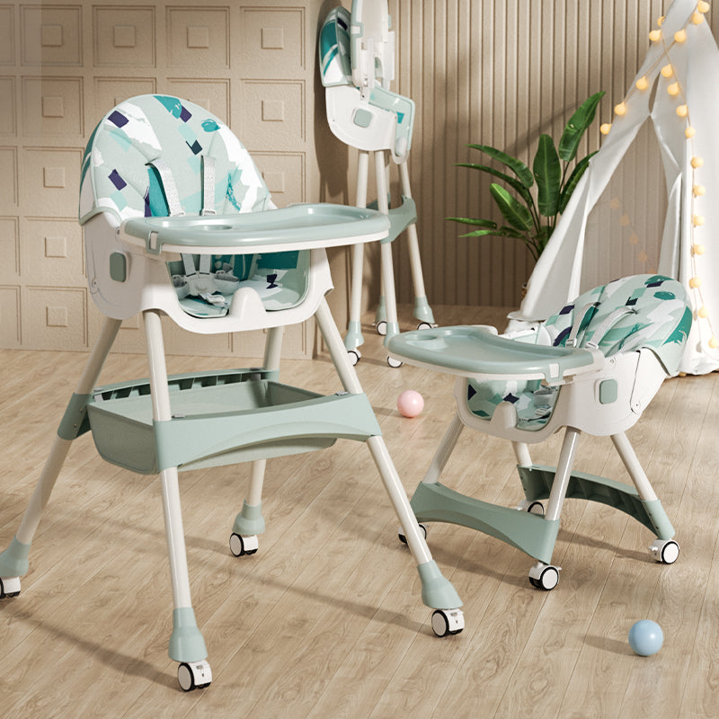 Comfort 2-in-1 Children's High Chair - Green Ornament