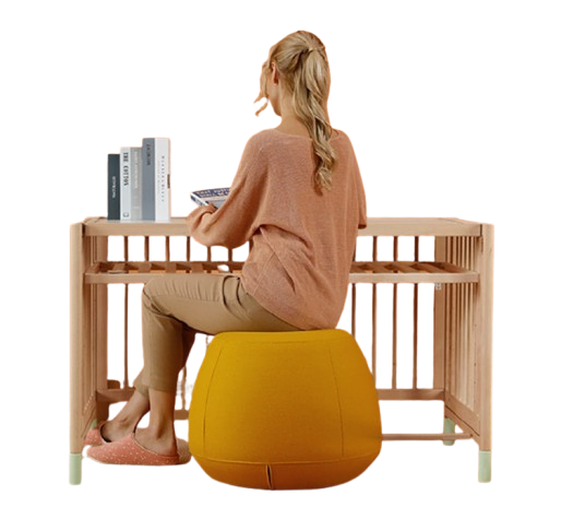 3-in-1 Children's Crib - Solid Wood - 120x60 cm